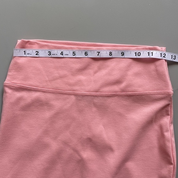 Nwt Hybrid & Company High Waist Pink MIDI Skirt Size Medium - Picture 13 of 14